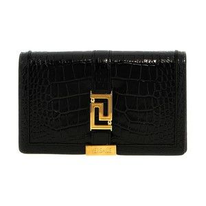 Versace Black Greca Goddess Wallet Autumn/winter 2023